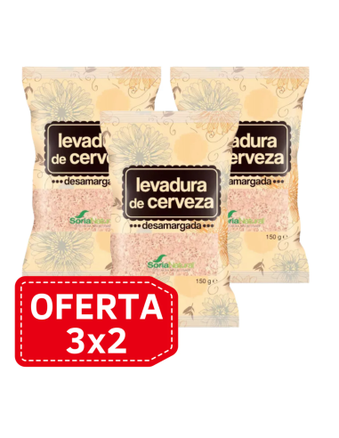 Pack 3X2 Levadura de Cerveza Alecosor Soria Natural Oferta