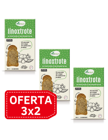 Pack 3X2 Pan Linoxtrote Integral Caja Alecosor Soria Natural