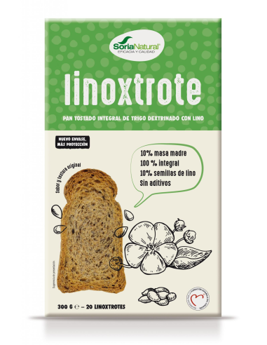 Pack de 2 ud Pan Linoxtrote Integral Caja de Alecosor Soria Natural