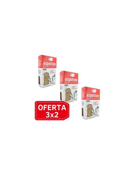 Pack 3x2 Pan Integral Espeltrote Bio Alecosor Soria Natural
