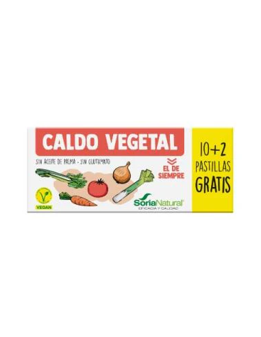 Pack de 2 ud Caldo Vegetal 120 G de Alecosor Soria Natural