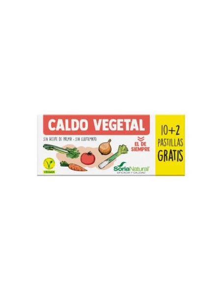 Pack de 2 ud Caldo Vegetal 120 G de Alecosor Soria Natural