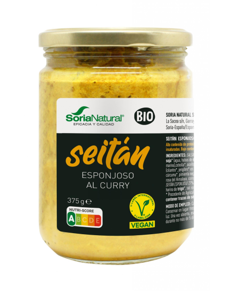 Pack 3x2 Seitán Esponjoso al Curry Alecosor Soria Natural