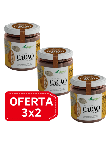 Pack 3X2 Crema De Cacao Bio Alecosor Soria Natural