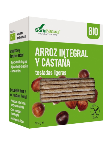 Pack 3x2 Tostadas Arroz y Castaña Alecosor Soria Natural