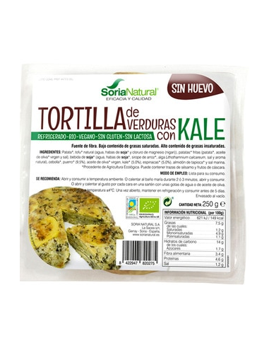 Pack de 2 ud Tortilla De Verduras Y Kale de Alecosor Soria Natural