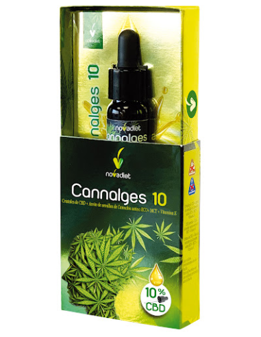 Pack 3x2 Cannalges Aceite Cbd 10 de Novadiet