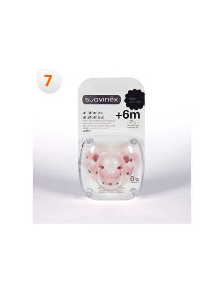 Chupete Anat Latex 0-6M 1 Unidad Suavinex