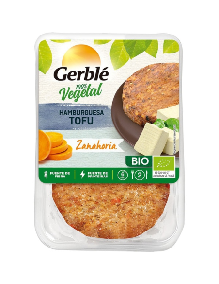 Hamburguesa de tofu y zanahoria 2 und.