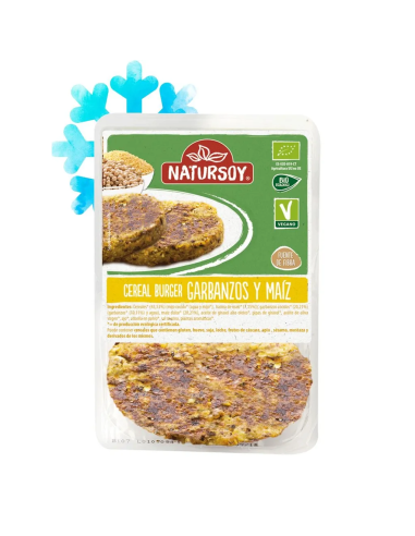 Mijo Burger Maíz, Garbanzos y Pipas