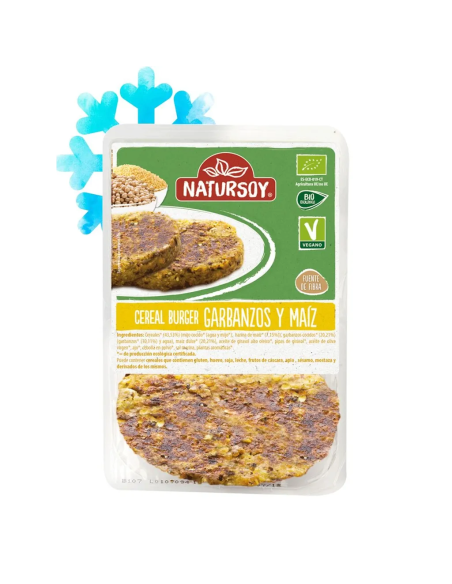 Mijo Burger Maíz, Garbanzos y Pipas