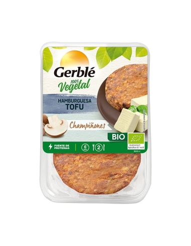 Hamburguesa de tofu y champiñón 18 und.