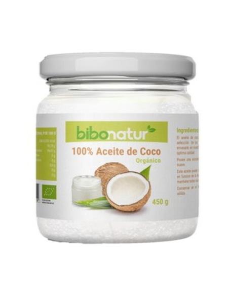 Aceite de Coco Extra Virgen Eco 400g Bibonatur Natural