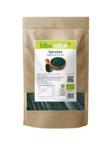 Spirulina Premium En Polvo Eco 150 Grm de Bibonatur