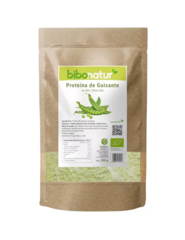 Proteina Guisante  Al 80% Eco 200 Grm de Bibonatur
