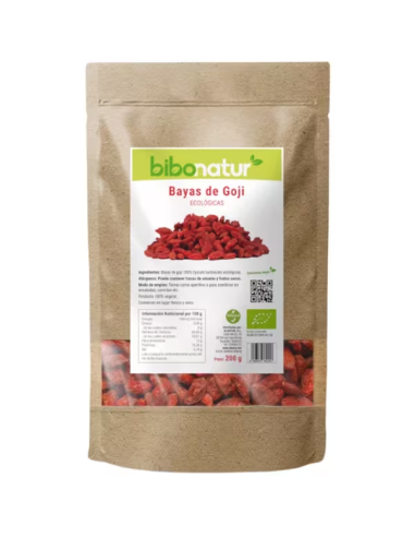 Baya De Goji Eco (Lycium Barbarum) 200 Grm de Bibonatur