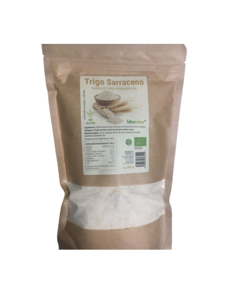 Harina Trigo Sarraceno Sin Gluten Bio 500 Grm de Bibonatur