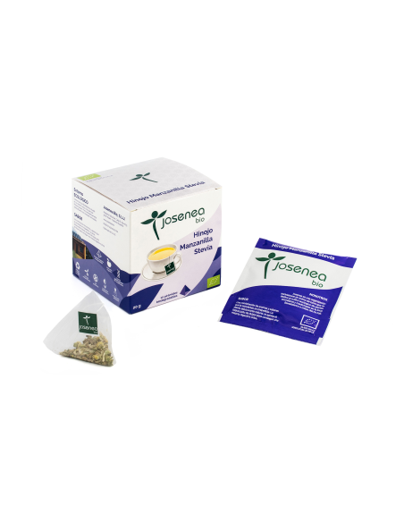 Hinojo-Manzanilla-Stevia Bio 20 Pir.  Biobox 20 Pirámides de Josenea