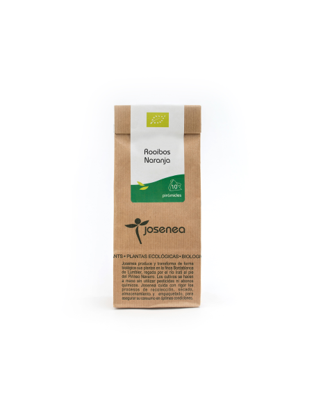 Rooibos-Naranja Bio 10 Pir.  Bolsa Kraft 10 Pirámides de Josenea