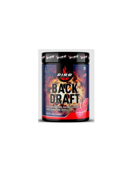 Back-Draft Preworkout Pre-Entreno Sandia 400Gr. de Fire Nutrition