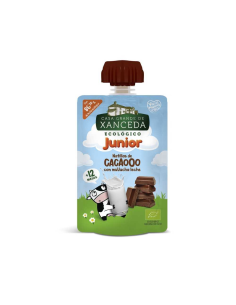 Pouch Junior Natillas De Cacao Con Leche Bio, 90 G de Casa Xanceda