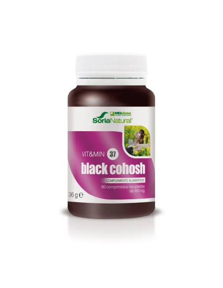 Pack 2 Blackcohosh C-37 60 Comp. Mgdose para bienestar natural