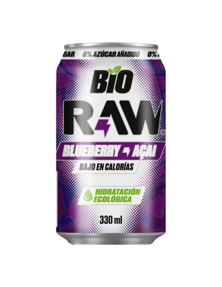 Bebida Isotónica Sabor Arándano Y Acai Bio, 330 Ml de Raw