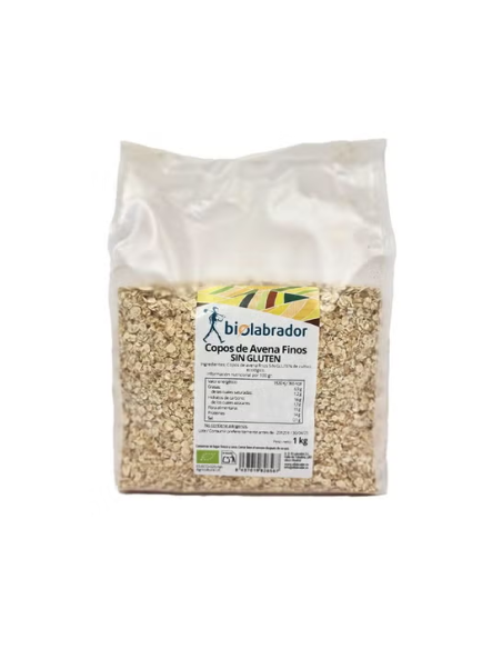 Copos de Avena Finos SIN GLUTEN de Biolabrador
