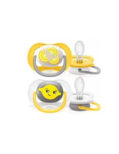 Chupete Ultra Air 6-18Meses Neutro 2Ud. Scf080/18 de Avent