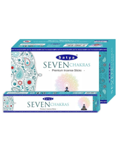 Incienso Seven Chakras Satya 12 Sticks x 15g Caja