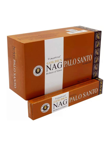 Incienso Golden Nag Palo Santo 12 de Sys