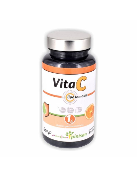 Vitamina C liposomadas, 60 Cápsulas de Pinisan