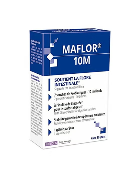 Maflor 10M 30 Cap Flora Intestinal 30 Dias de Inel