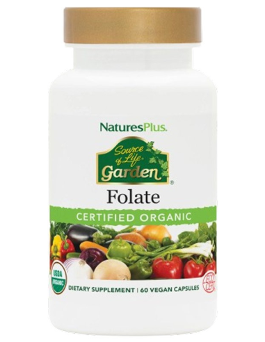 Garden Folato 60 cápsulas Natures Plus | Salud y Bienestar