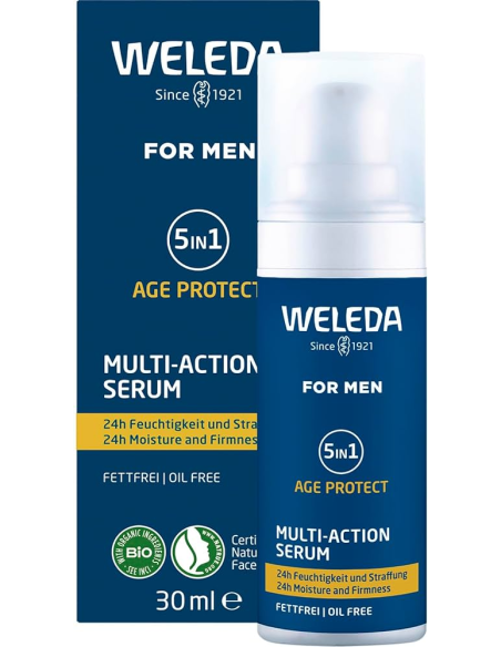Sérum Multi-acción 5en1 FOR MEN Weleda 30ml  Cuidado Total