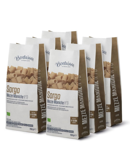 Bontasana Pasta Ecologica Sin Gluten Mezze Maniche Sorgo Sie de Bontasana