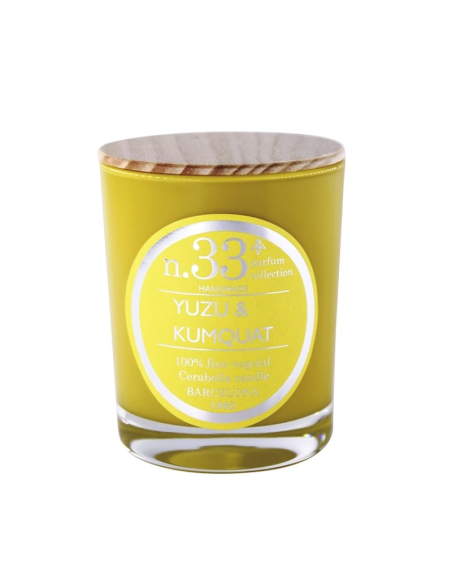 Vela Vaso Perf33 Yuzu-Kumquat 7,5x9 cm Cerabella 1 unidad