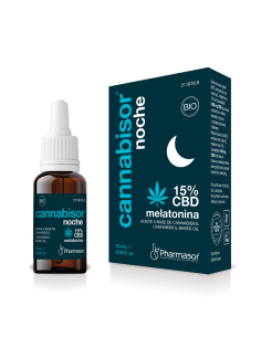 Cannabisor Noche Melatonina 15% CBD  Aceite Natural Pharmasor