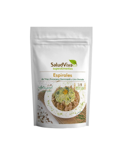 Espirales Saludables de Trigo Sarraceno y Lino Dorado 250g