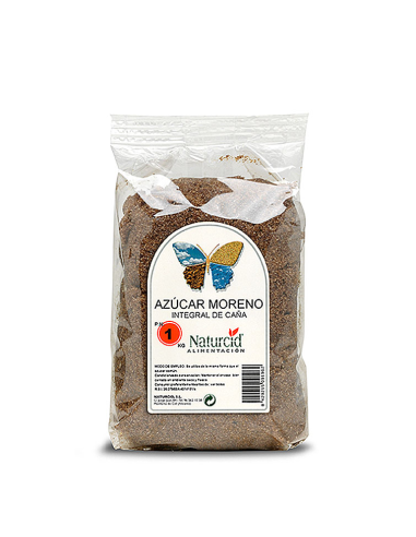 Azucar Moreno Integral 1 Kg. de Naturcid