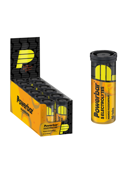 Electrolytes Mango-Passionfruit 10Tabs Power Bar  Hidratación óptima