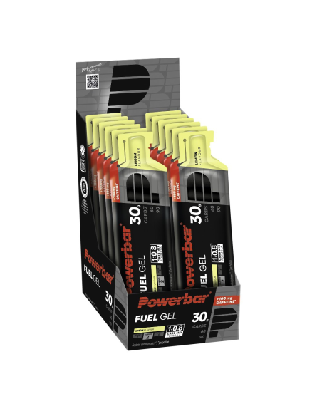 Black Line Fuel Gel 30 Lemon Cajita 12 Unid 50Ml de Power Bar