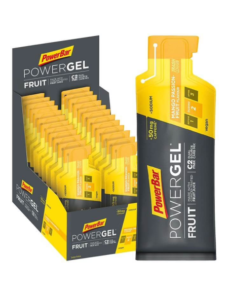Powergel Mango-Passionfruit Cajita 24 Unid 41Gr de Power Bar