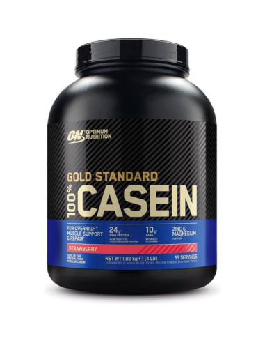 On 100% Gold Standard Casein Fresa Delight 1820Gr de Optimum Nutrition