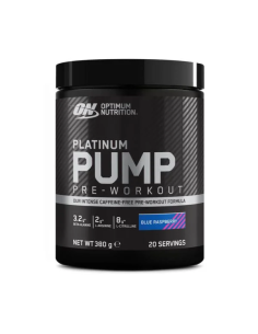 On Platinum Pre Workout Pump Blue Raspberry 380G Optimum