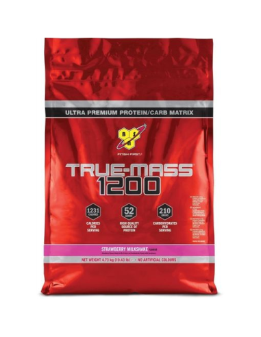 Bsn True Mass 1200 - 4730G Strawberry Milkshake de Bsn