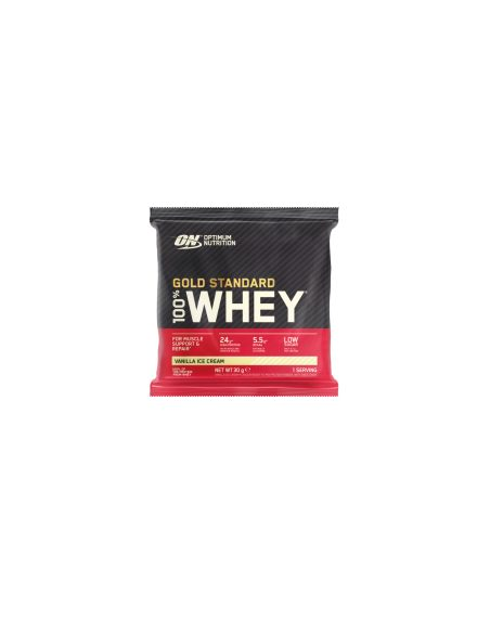 On 100% Whey Gold Stand 24X30G Vanilla Ice Cream de Optimum Nutrition