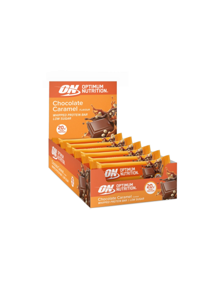 On Whipped Chocolate Caramel Bar Hfss 10X60G de Optimum Nutrition
