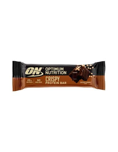 On Chocolate Brownie Crunch Bar 10X65G de Optimum Nutrition