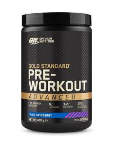 On Platinum Pre Workout Blue Raspberry 420G - Energía Máxima